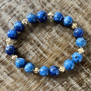Blue Beaded Bracelet